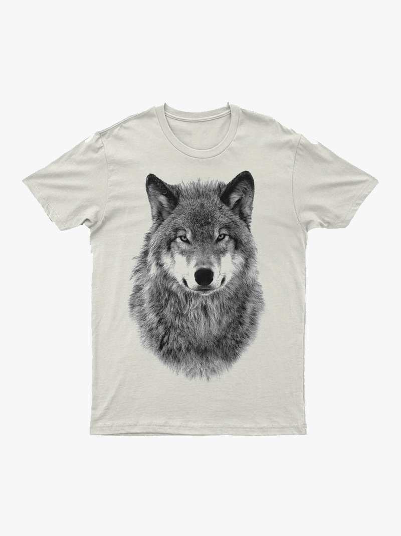 Tişört Kurt Baskılı